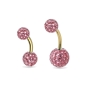 Bauchnabelpiercing Epoxikugel – Stab Gold, 1,6mm, 8/10mm (13 Farben)