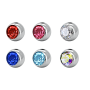 1,6mm x 8mm Ersatz-Schraubkugel Titan – Silber, [CZ-Farbe wählen]
