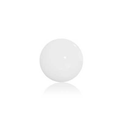 1,2mm - 1,6mm Gewinde Kugel Acryl weiss Ball