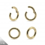 2mm Segmentring Clicker Gold Chirurgenstahl